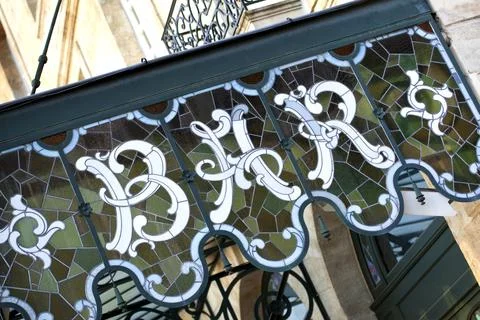French old veranda Stock Photos