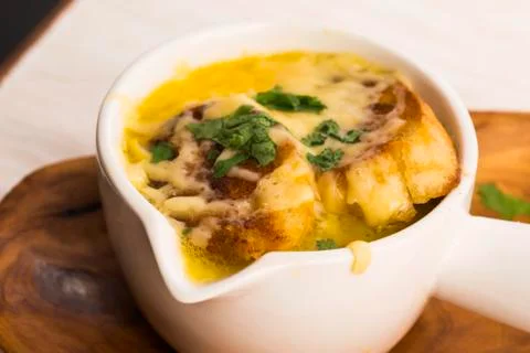 French onion soup Stock Photos