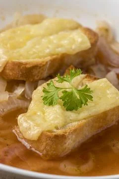 French onion soup Stock Photos