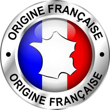 French origin icon Stock Illustration