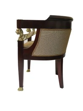 French Ormolu Mounted Empire Style armchair Stock Photos