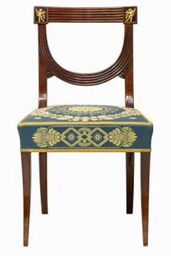 French Ormolu Mounted Empire Style chair Foto stock