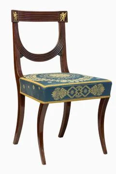 French Ormolu Mounted Empire Style chair Foto stock