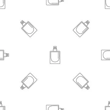 French perfume pattern seamless vector Illustrazione stock