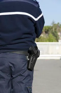 French policeman Stock Photos
