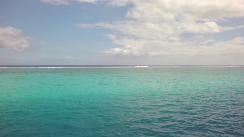 French Polynesia Aerial Reef 4k Stock Footage 92806199