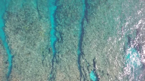 French Polynesia Aerial Reef 4k Stock Footage 92807329