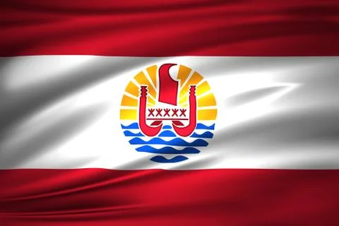 French Polynesia Stock Illustration