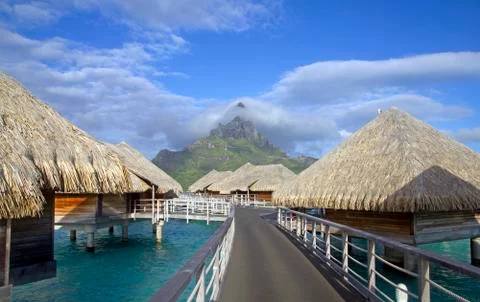 French polynesia paradise Stock-Fotos