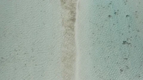 French Polynesia Sand and Ocean Fakarava Stock Footage 168729391