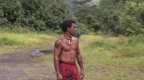 French Polynesia Tahiti Native Stock Footage 42796932