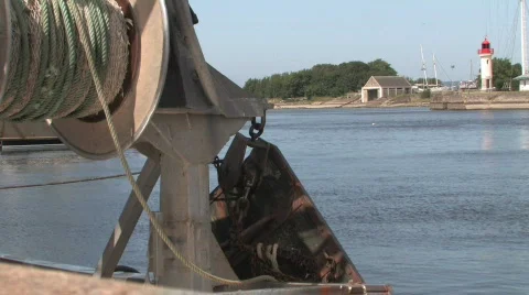 French port view 動画素材 156642