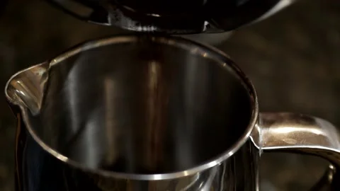 French press being used Stock Footage 140362957