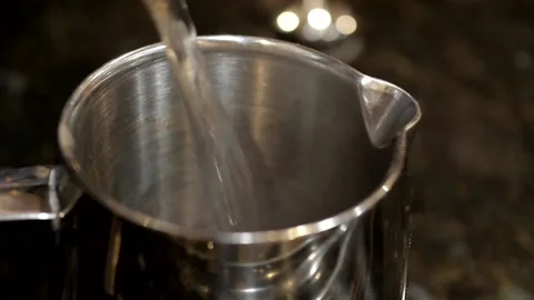 French press being used Video stock 140362983