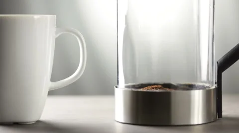 French press coffee maker Видео 49665831