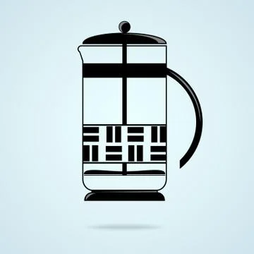 French press icon イラスト素材
