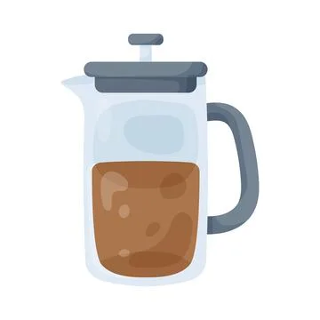 French press Stock Illustration