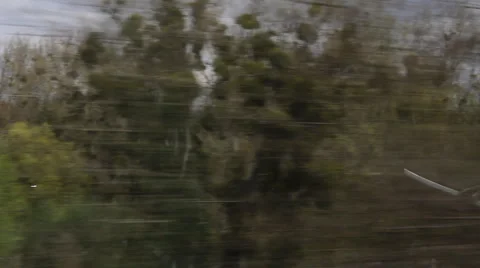 French province of view from a train66 Stock Footage 4281934