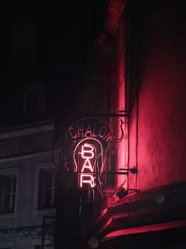 French Pub Sign Stock Photos