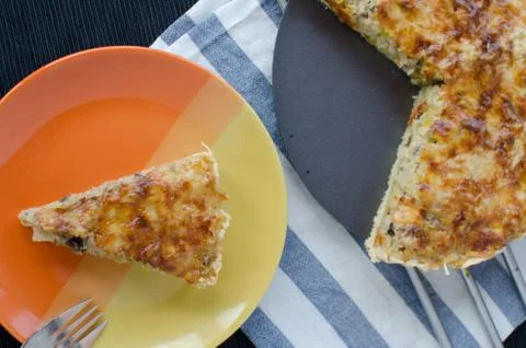 French quiche Stock Photos