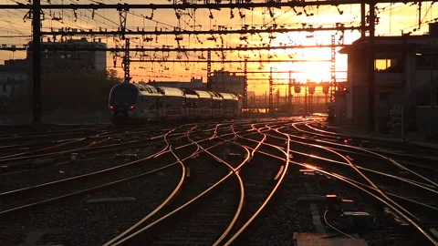 French railroad Stock Footage 132424631