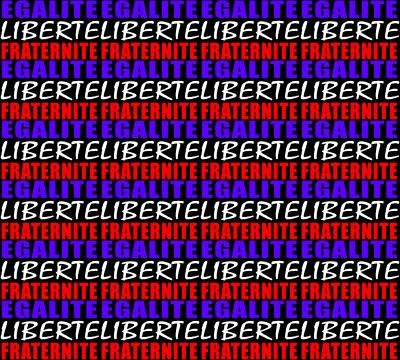 French Revolution Typographic Pattern Design イラスト素材