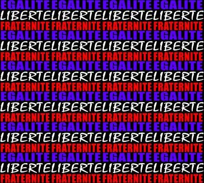 French Revolution Typographic Pattern Design French revolution celebration... Stock Photos