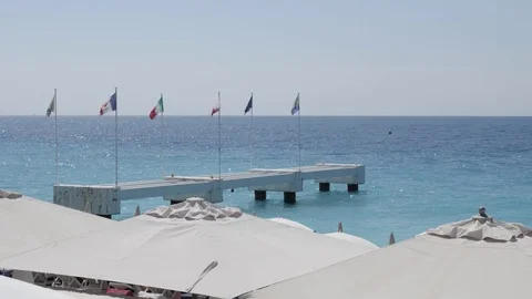 French riviera by the day Stock Footage 79789941