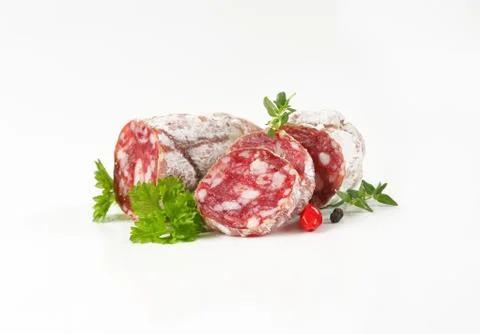 French Saucisson Sec Stock Photos