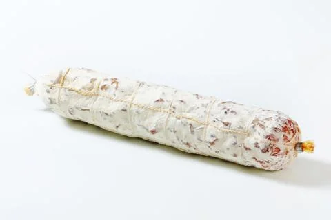 French Saucisson Sec - studio shot Stock Photos
