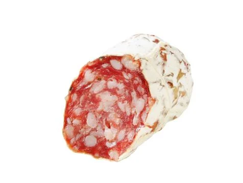 French Saucisson Sec - studio shot Stock Photos