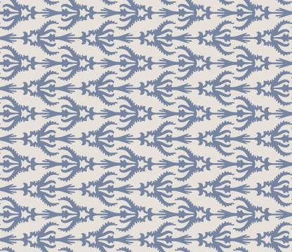French shabby chic trellis vector stripe background. Ornate ornmental ironwork Stock Illustration