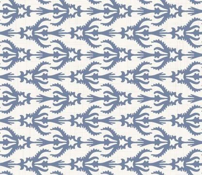 French shabby chic trellis vector stripe background. Ornate ornmental ironwork Stock Illustration