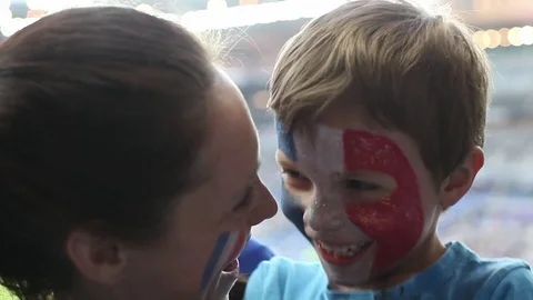 French supporters Stock Footage 83317644