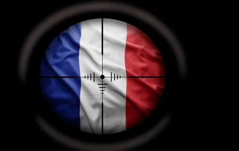 French target Stock Illustration