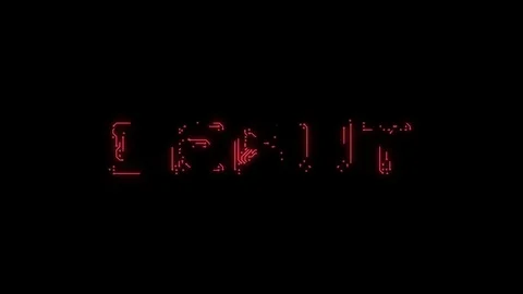 French text start in the form of printed circuit board tracks Stock Footage 104446625