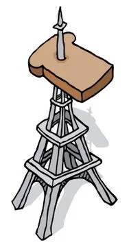 French toast Stock Illustration