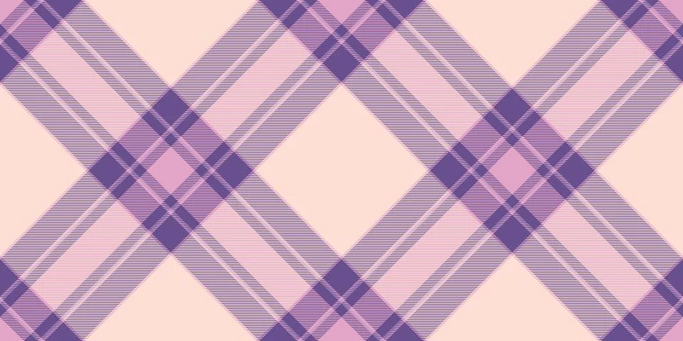 French vector texture pattern, teenage seamless fabric tartan. Border texti.. Stock Illustration