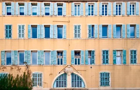 French windows Stock Photos