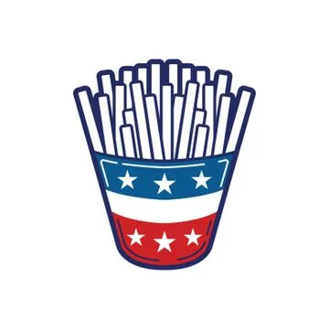 Frenchfries Stock-Illustration