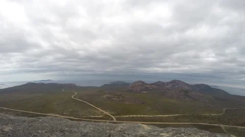 Frenchmans Peak Timelapse in Cape Le Grand NP Video stock 59999405