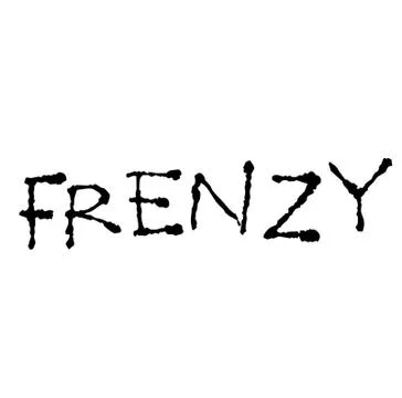 Frenzy stamp on white Stock Illustration