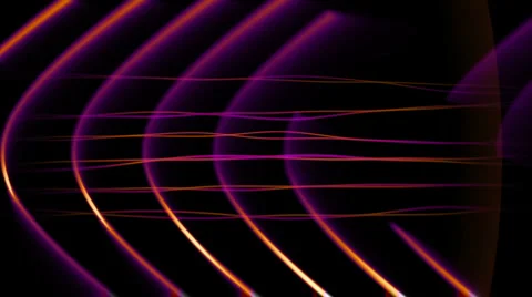 Frequency Abstract Loop - Purple-Orange Stock Footage 5745609