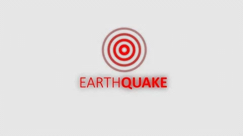 Frequency earthquake frequency location marker point Stock Footage 230674333