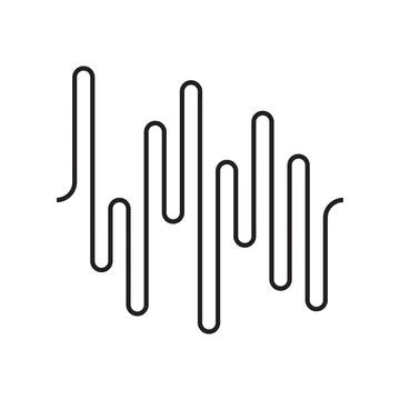 Frequency icon vector Stock Illustration