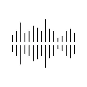 Frequency noise color icon vector illustration Stock Illustration