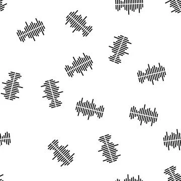 Frequency noise vector seamless pattern Stock Illustration