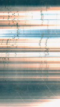 Frequency pattern dust scratches orange glitch Stock Illustration