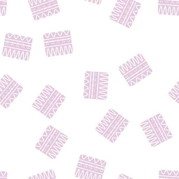 Frequency telecommunication glyph seamless pattern Illustrazione stock