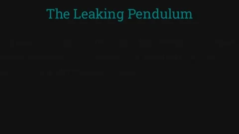 The frequency of vibration of the pendulum Vídeo Stock 335764445